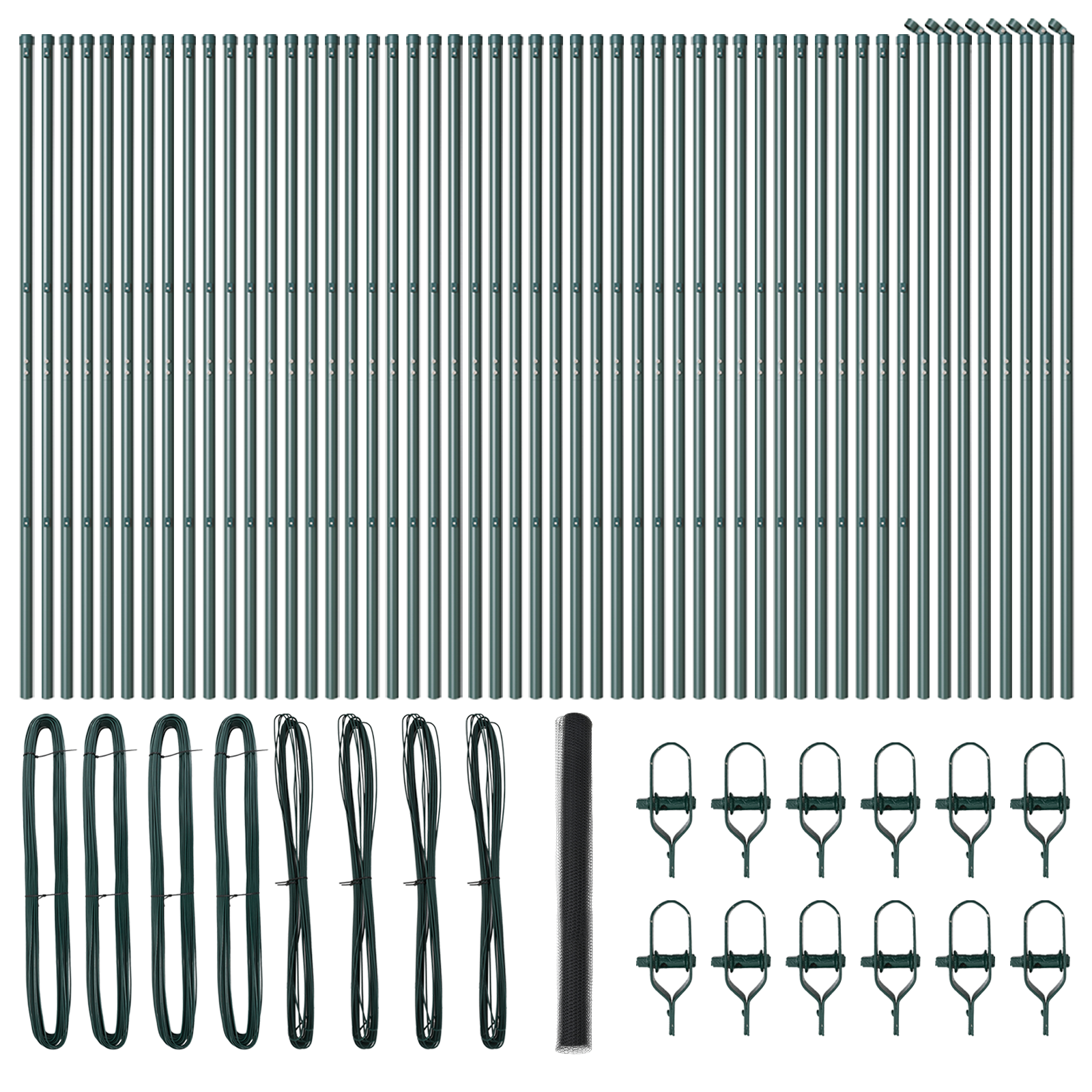 Recinzione Esagonale  Grigia 1.6x100 m Acciaio