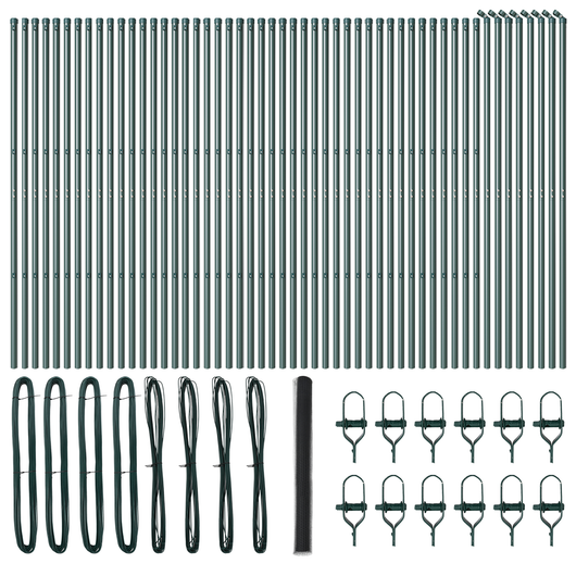 Recinzione Esagonale  Grigia 1.6x100 m Acciaio