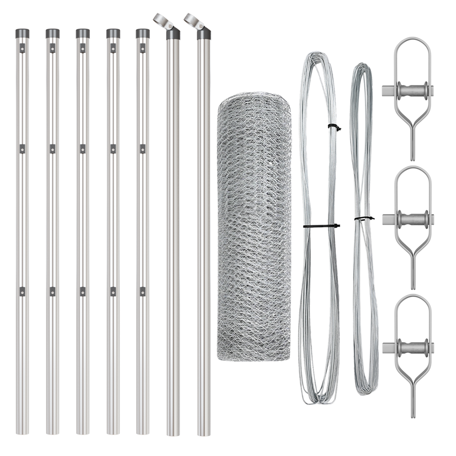 Recinzione Esagonale  0,5x10 m Acciaio Galvanizzato