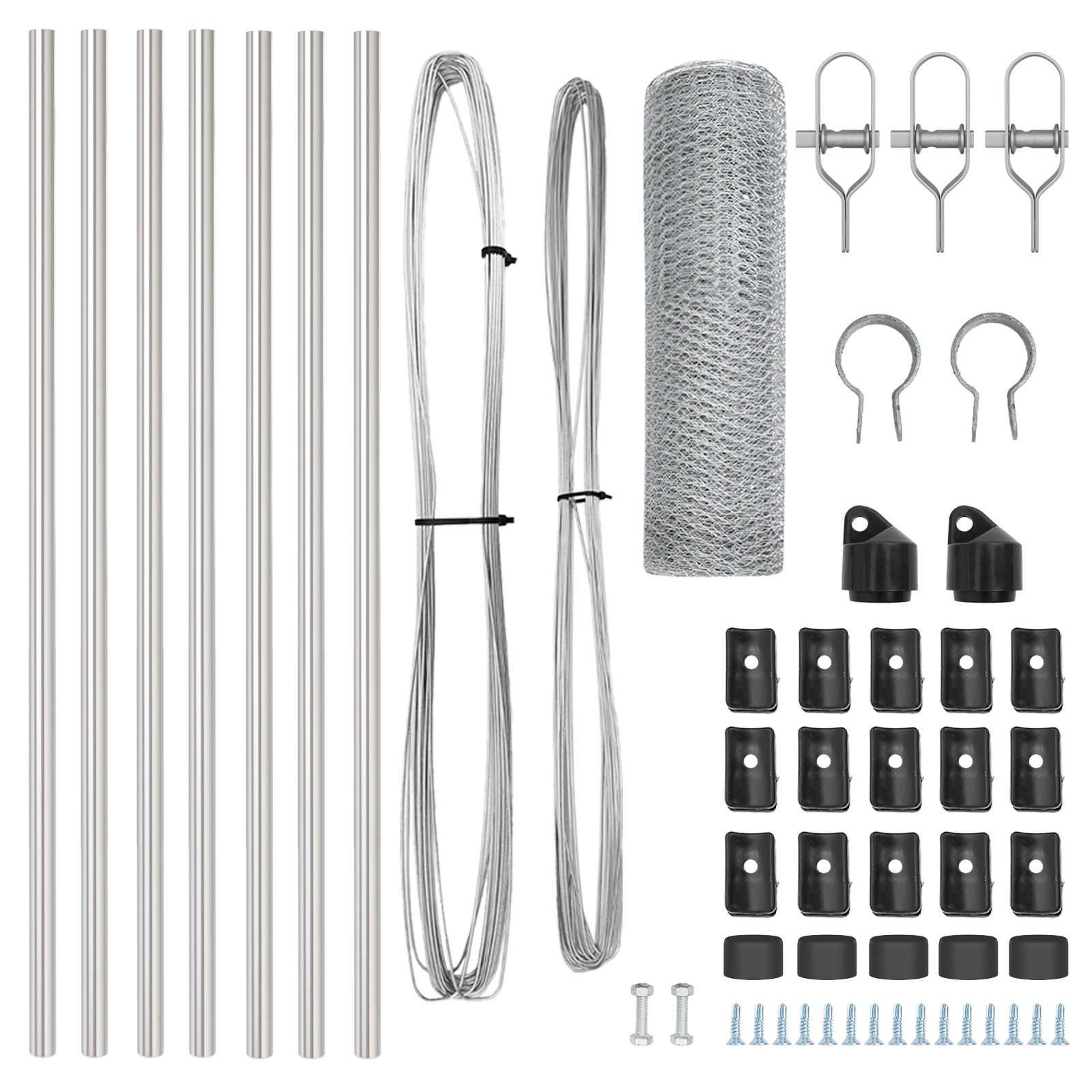 Recinzione Esagonale  0,5x10 m Acciaio Galvanizzato