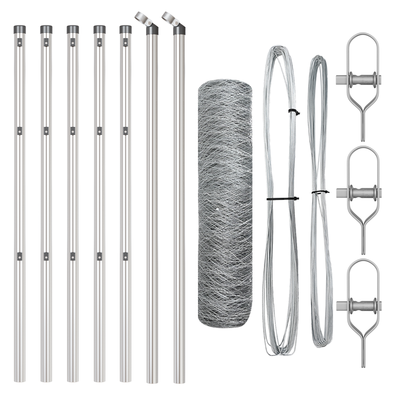 Recinzione Esagonale  0.5x10 m Acciaio Zincato