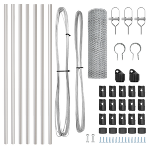 Recinto Esagonale  0.8x10 m in acciaio zincato