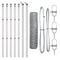 Recinzione Esagonale  0.8x10 m Acciaio Galvanizzato