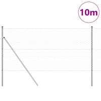 Recinzione Esagonale  1,4 x 10 m Acciaio Zincato