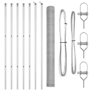 Recinzione esagonale  1,5x10 m in Acciaio Zincato