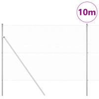Recinzione esagonale  1.5x10 m Acciaio Zincato