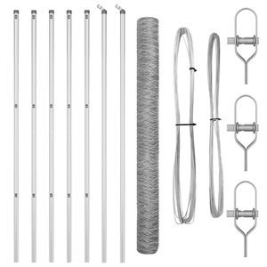 Cancello Esagonale  1,5x10 m in Acciaio Zincato