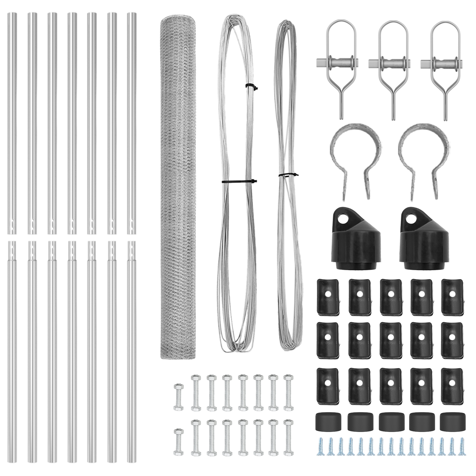 Recinzione Esagonale  1,6x10 m Acciaio Zincato