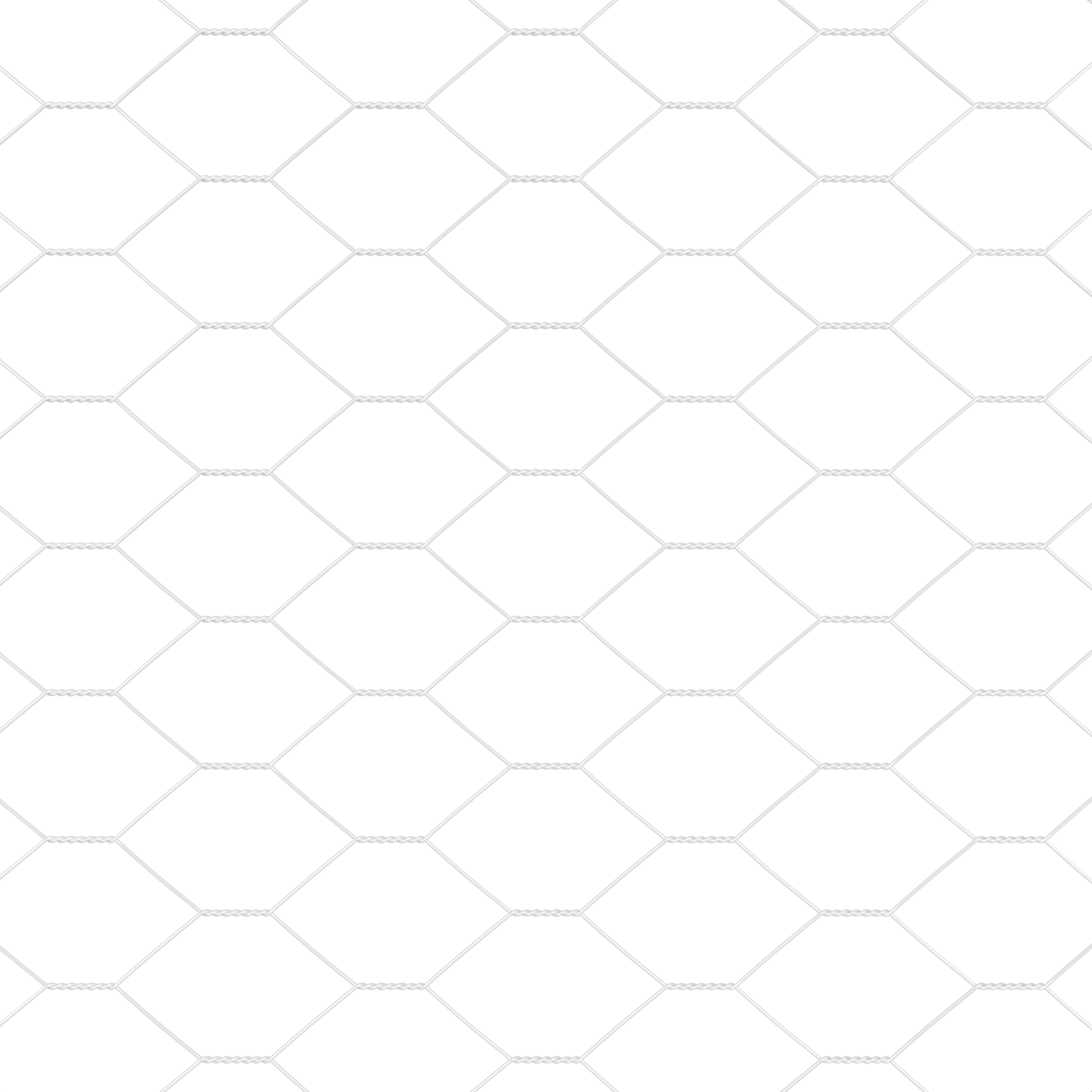 Recinzione Hexagon 0,4x25 m in Acciaio Zincato