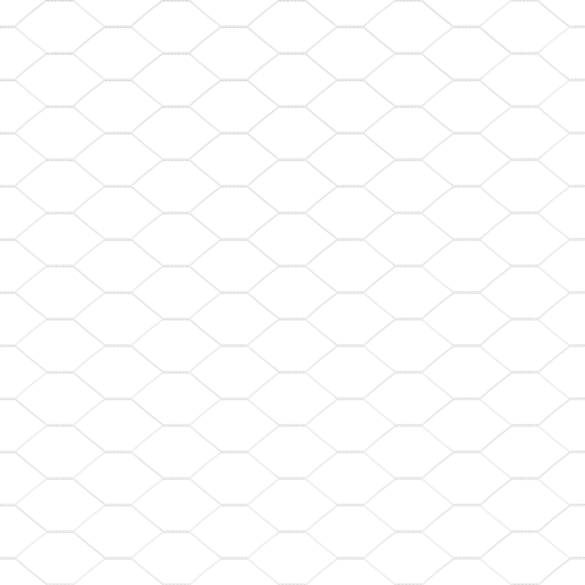 Recinzione Hexagon 0.6x25 m Acciaio Zincato