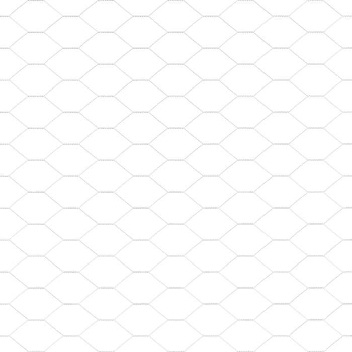 Recinzione Hexagon 0.6x25 m Acciaio Zincato