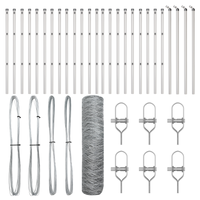 Recinzione Esagonale  0.4x50 m Acciaio Zincato