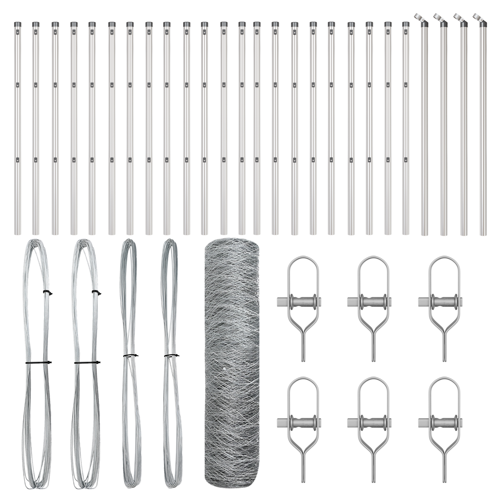 Recinzione Esagonale  0.6x50 m Acciaio Zincato