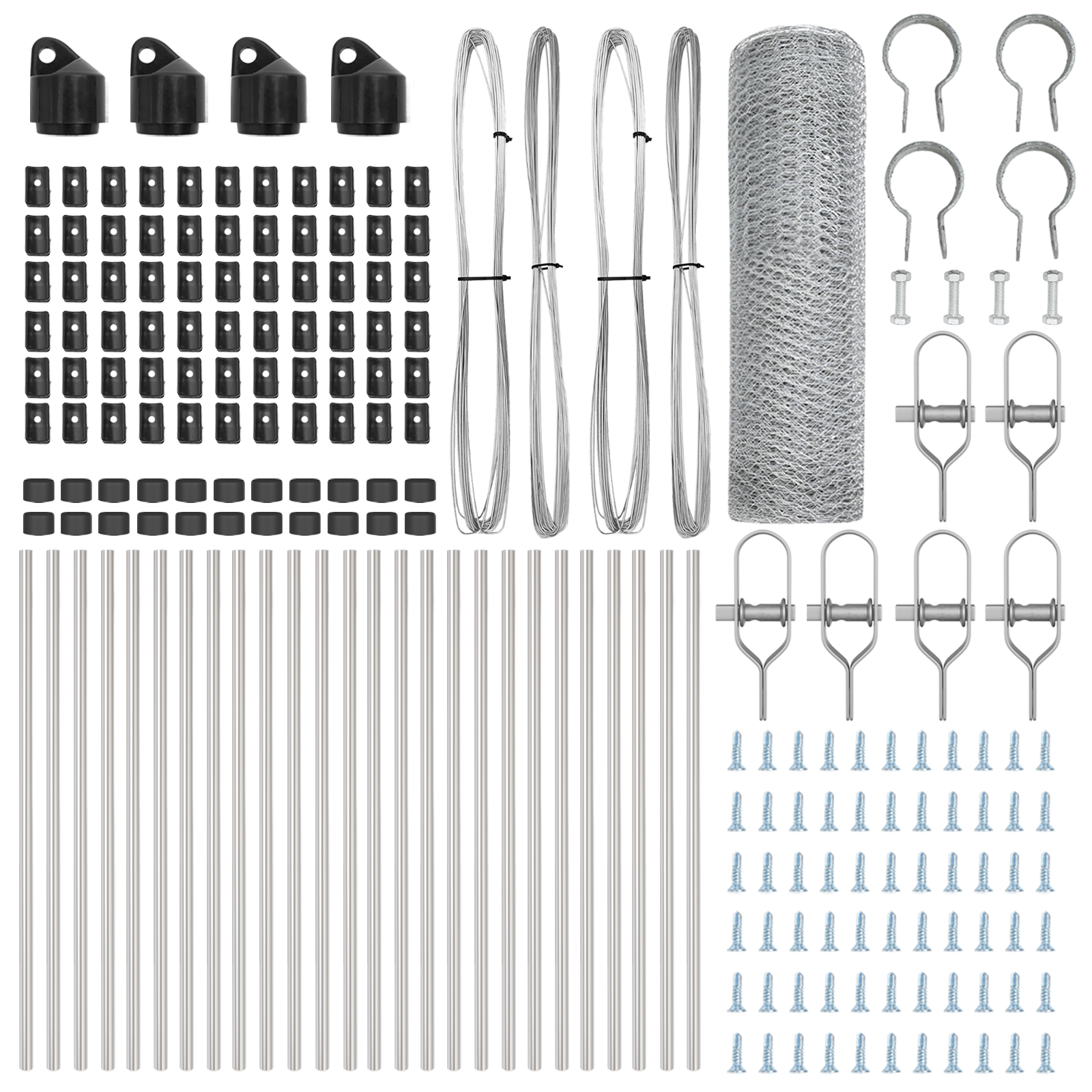 Recinto Esagonale  0.8x50 m Acciaio Zincato