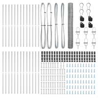 Recinzione Esagonale 1x50 m Acciaio Zincato