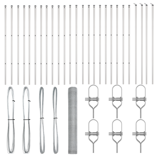 Recinzione Esagonale  1,2x50 m Acciaio Zincato