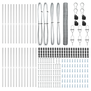 Recinzione A Esagono  1,2x50 m Acciaio Zincato