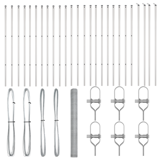 Recinzione esagonale  1,5x50 m in Acciaio Zincato