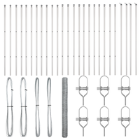 Recinzione esagonale  1,5x50 m Acciaio zincato