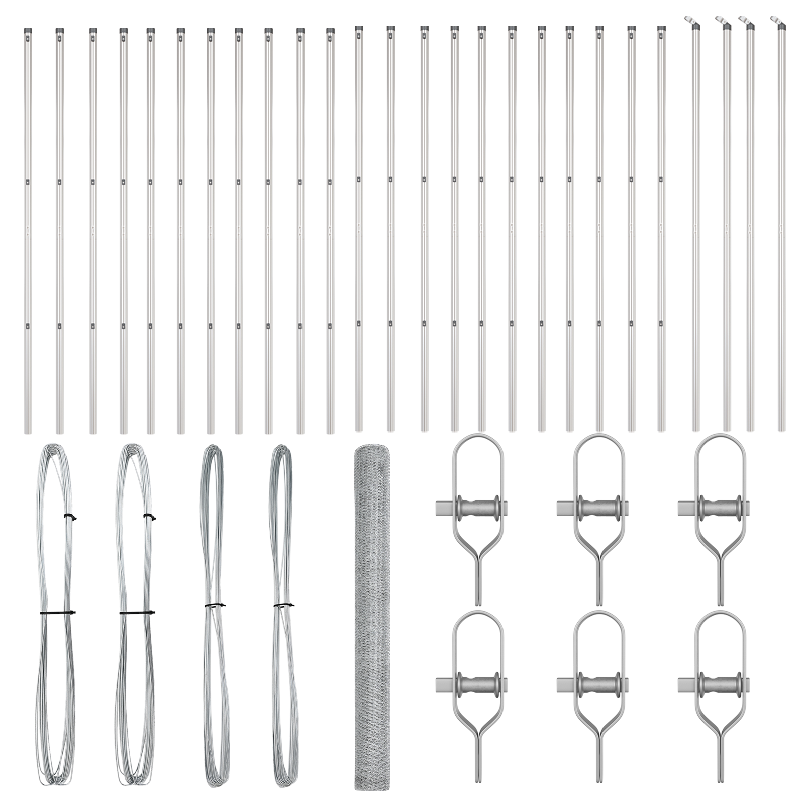 Recinzione Esagonale  1.6x50 m Acciaio Zincato
