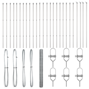 Recinzione Hexagon 1,6x50 m Acciaio Zincato