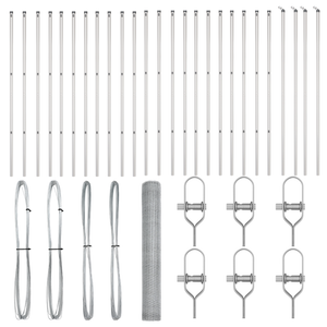 Recinzione Esagonale  1x100 m Acciaio Galvanizzato