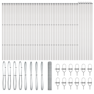 Recinzione Esagonale  1x100 m Acciaio Zincato