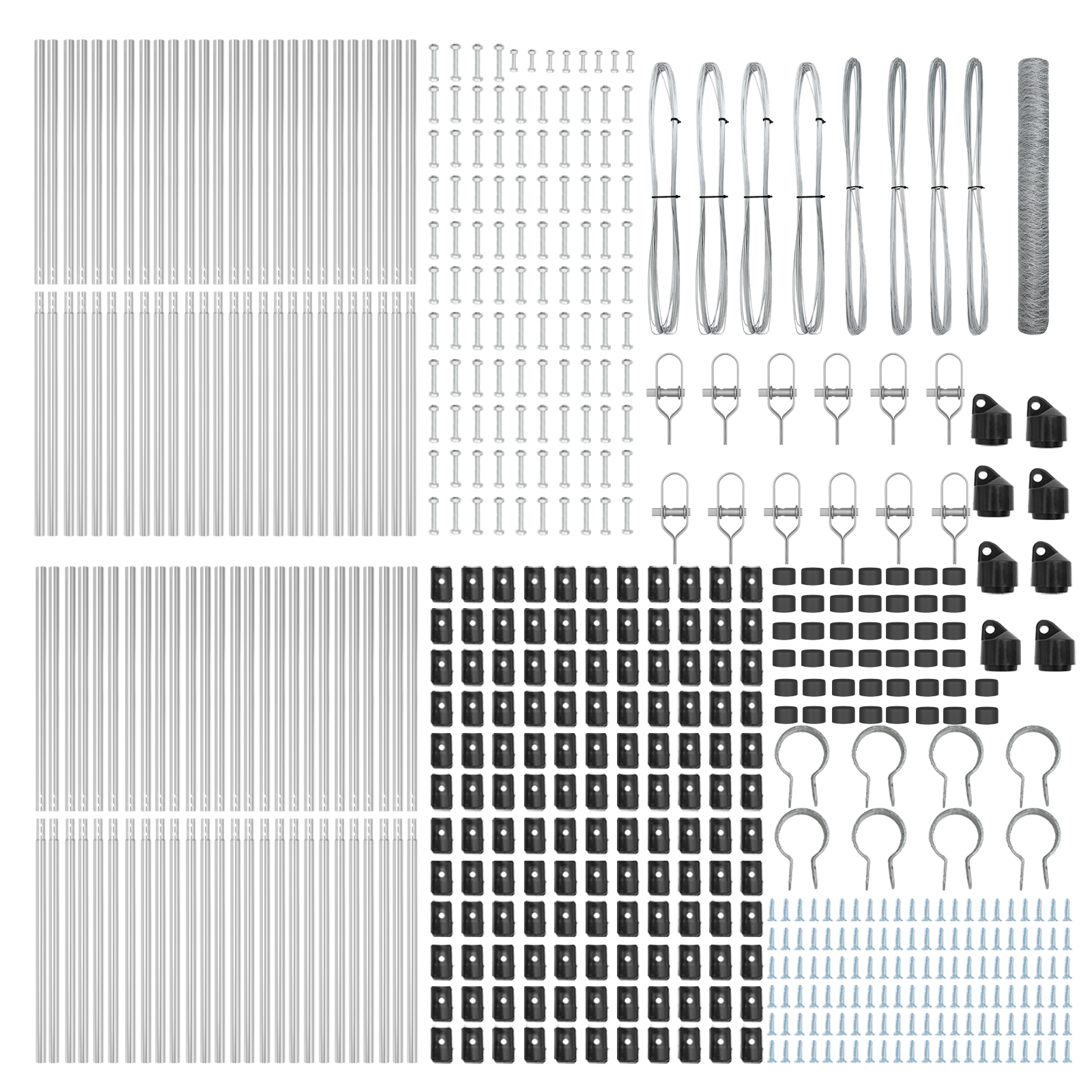 Recinzione Esagonale 1x100 m Acciaio Zincato