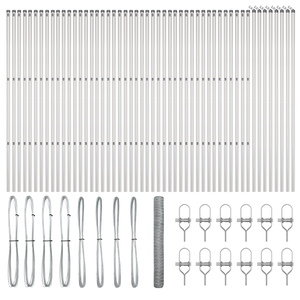 Recinzione Esagonale  1x100 m Acciaio Zincato