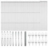 Recinzione Esagonale  1,2x100 m in Acciaio Zincato