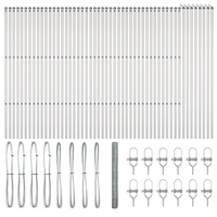 Recinzione Esagonale  1,5x100 m Acciaio Zincato