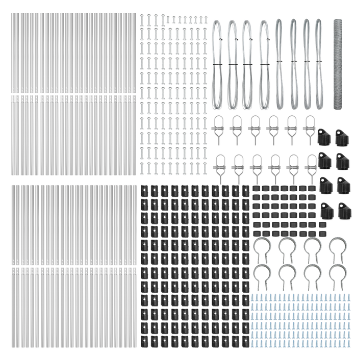 Recinzione Esagonale  1,5x100 m Acciaio Zincato