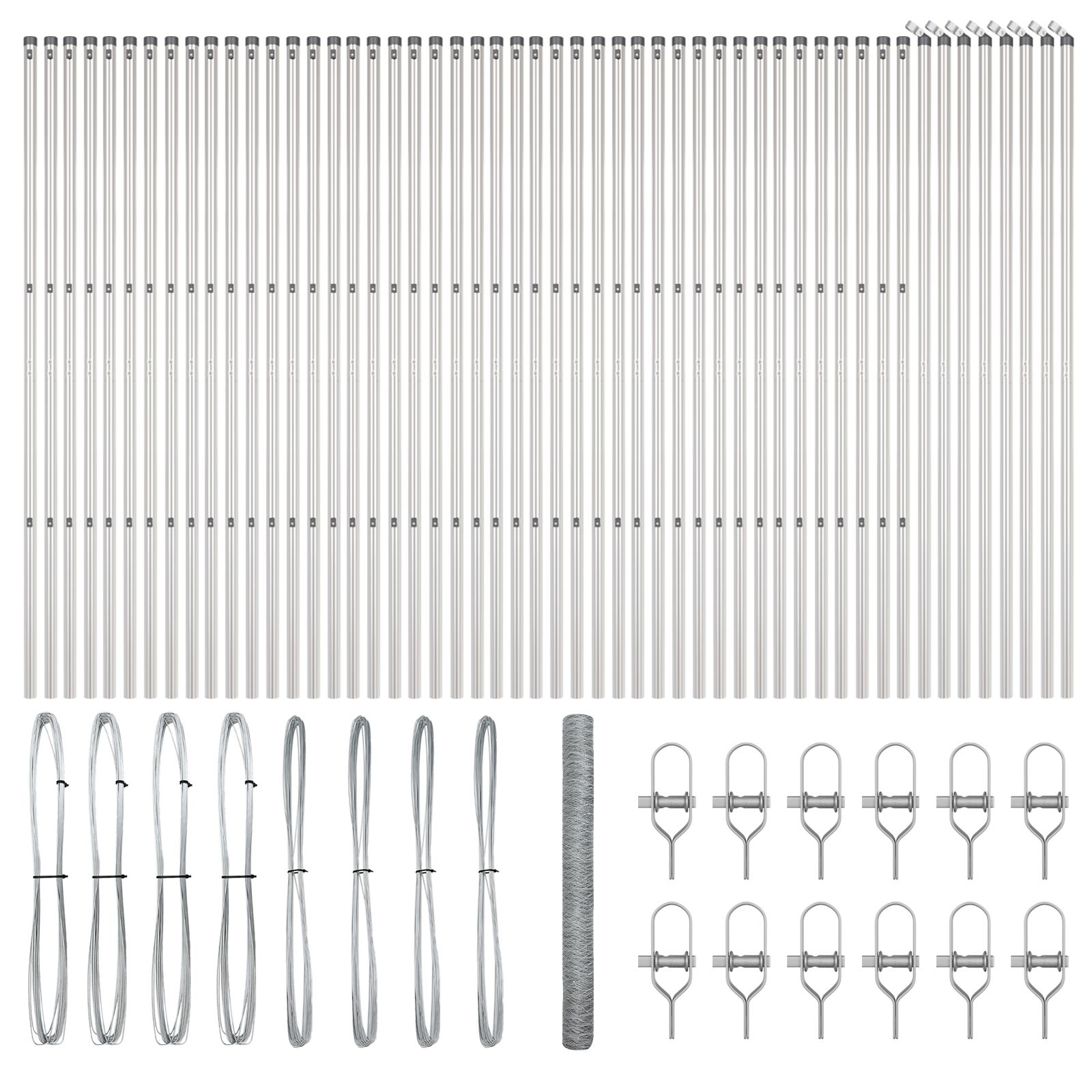 Recinzione Esagonale  1.5x100 m in Acciaio Zincato