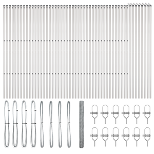Recinzione Esagonale  1.5x100 m in Acciaio Zincato