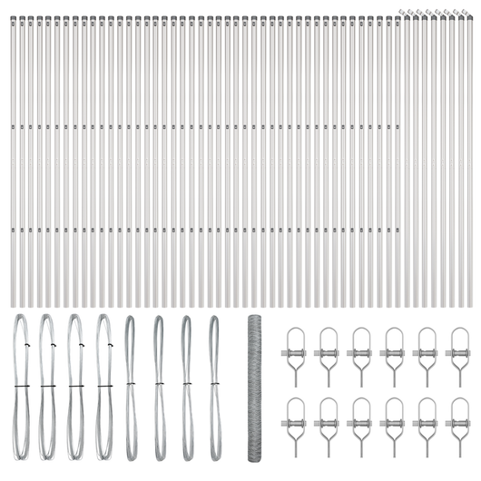 Recinzione Esagonale  1.5x100 m in Acciaio Zincato