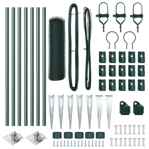 Recinto Esagonale  Verde 0.4x10 m Acciaio