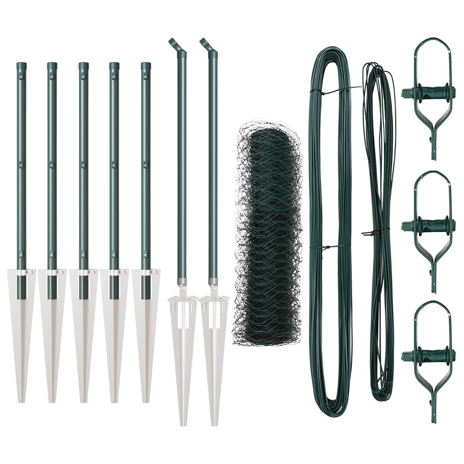 Recinzione Esagonale  Verde 0.5x10 m Acciaio