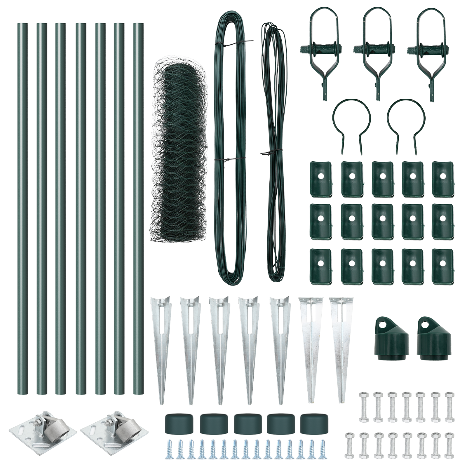 Recinzione Esagonale  Verde 0.5x10 m Acciaio