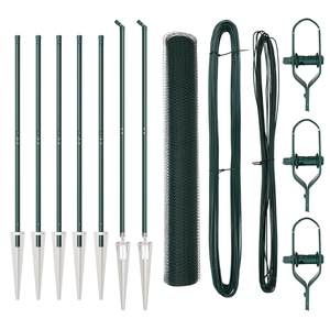 Recinzione Esagonale  Verde 1x10 m Acciaio