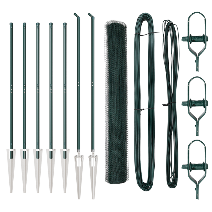 Recinzione esagonale  Verde 1.2x10 m Acciaio