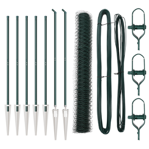 Recinto Esagonale  Verde 1,4x10 m Acciaio