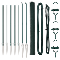 Recinzione Esagonale  Verde 1,5x10 m Acciaio