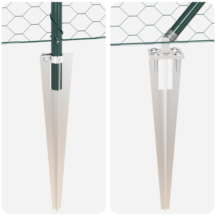 Recinzione Esagonale  Verde 0.6x25 m Acciaio