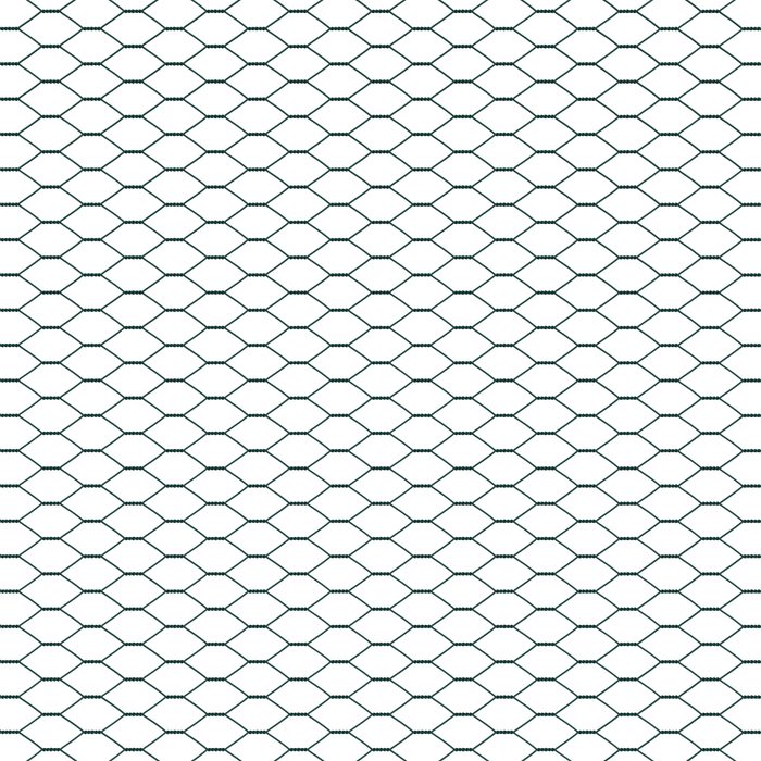 Recinzione Esagonale  Verde 0.8x25 m Acciaio