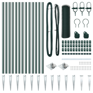 Recinto Esagonale  Verde 0.8x25 m Acciaio