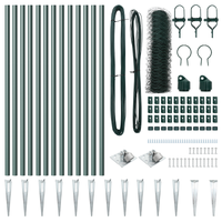 Recinzione Esagonale  Verde 0.8x25 m Acciaio