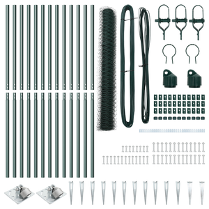 Set di Recinzione Set di 2 Verde Boschetto