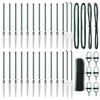 Recinzione Esagonale  Verde 0.4x50 m Acciaio