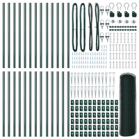 Recinzione Esagonale  Verde 1x50 m Acciaio