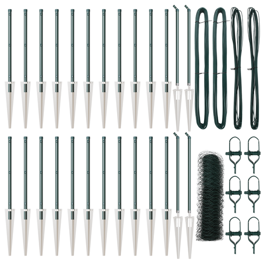 Recinzione Esagonale  Verde 1x50 m Acciaio